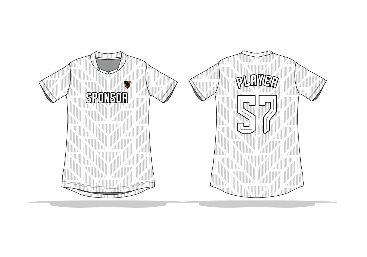 design de plano de fundo padrão uniforme esportivo vetor