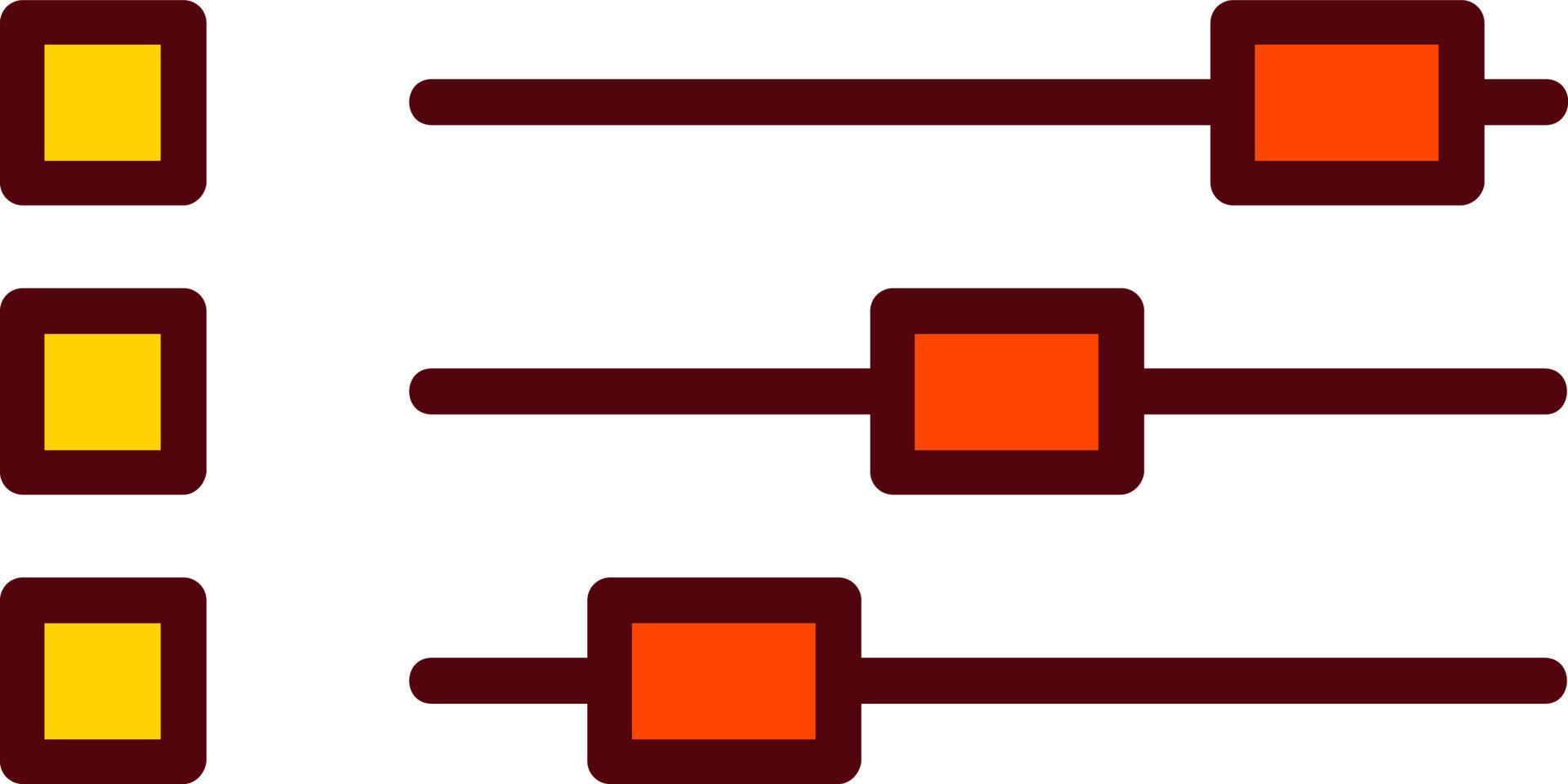 design de ícone de controles deslizantes vetor