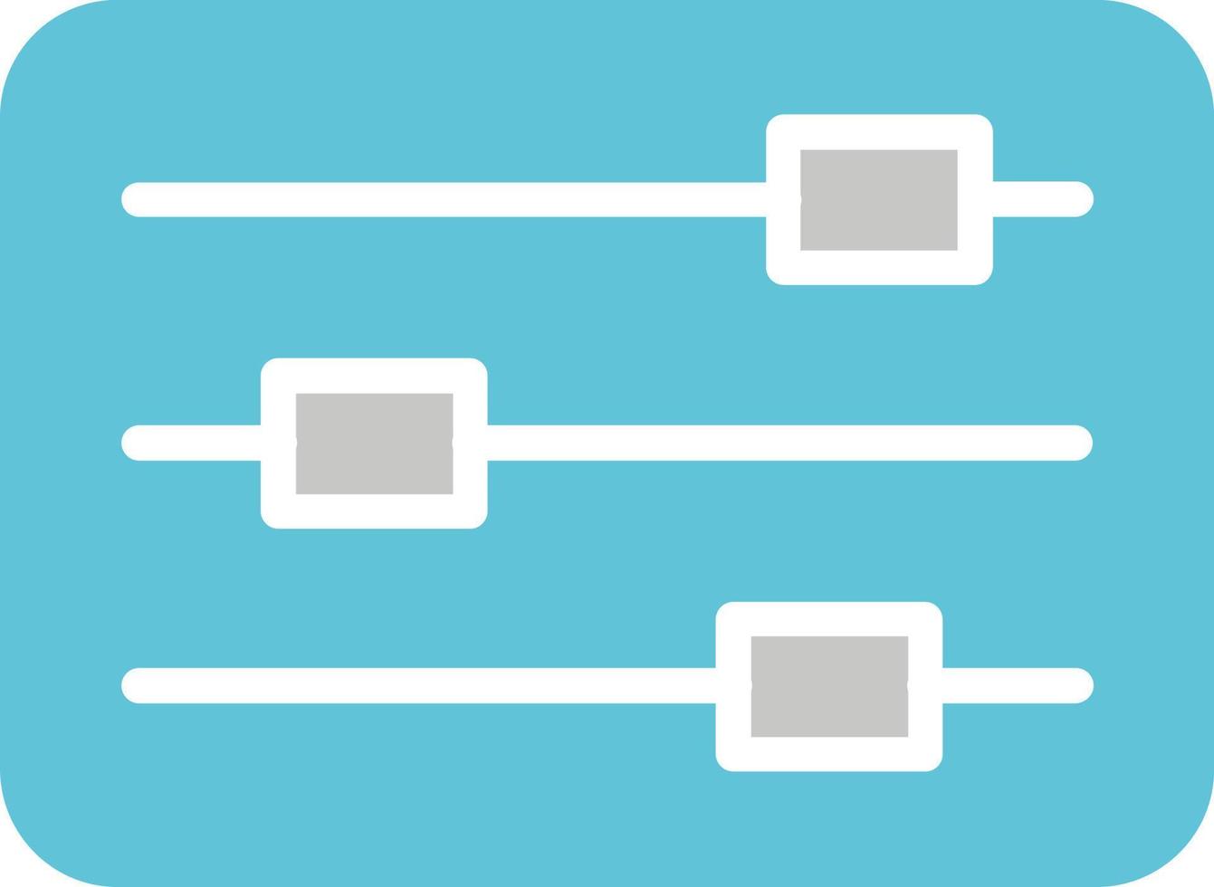 design de ícone de controles deslizantes vetor