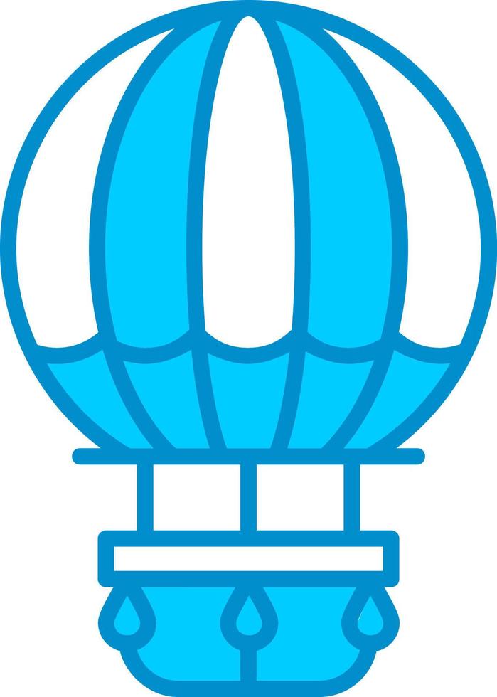 design de ícone criativo de balão de ar quente vetor