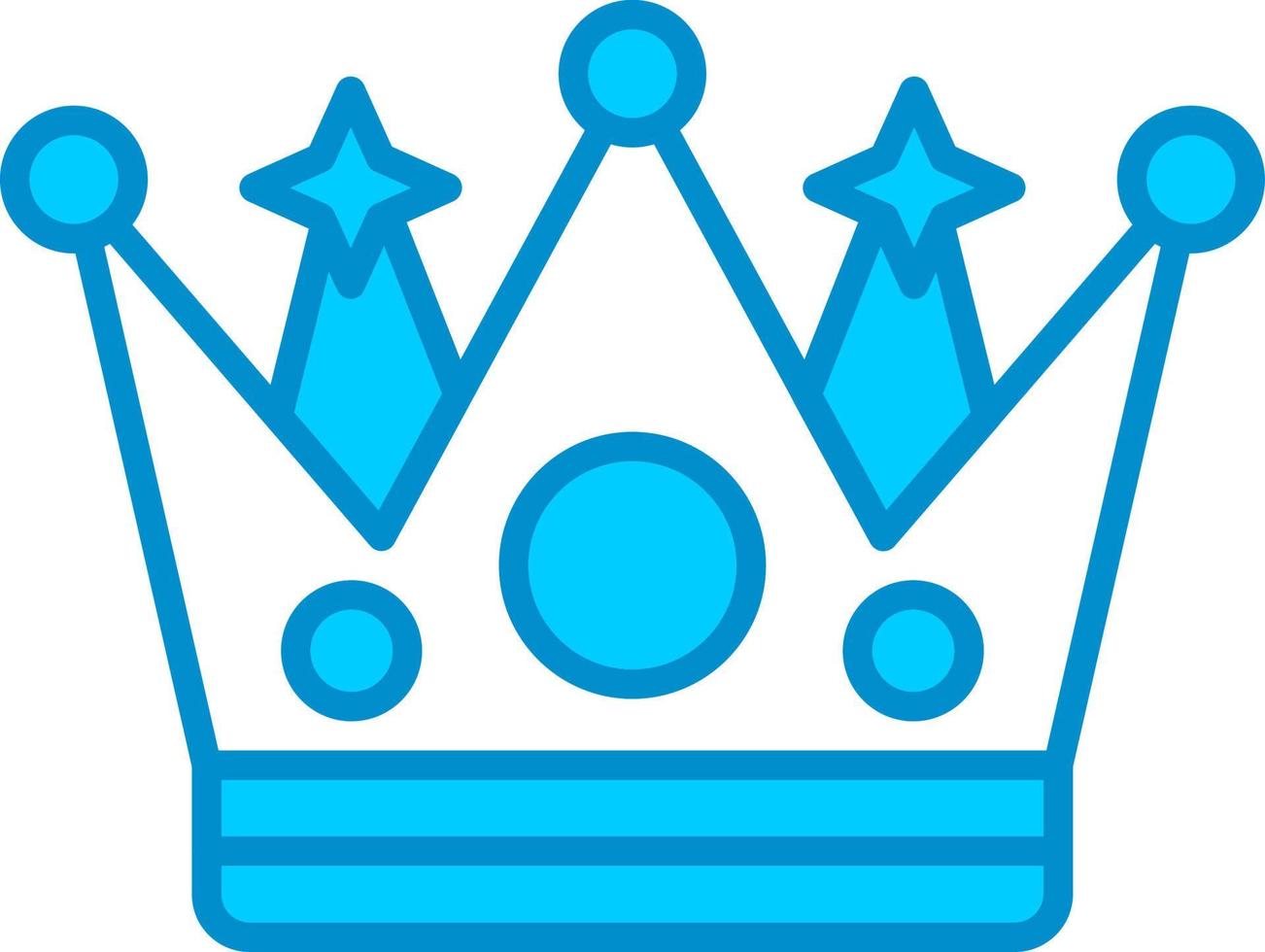 design de ícone criativo de tiara vetor