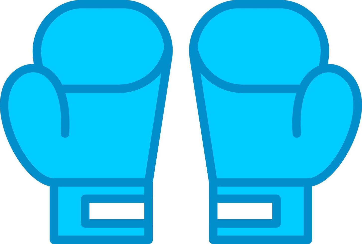 design de ícone criativo de luvas de boxe vetor
