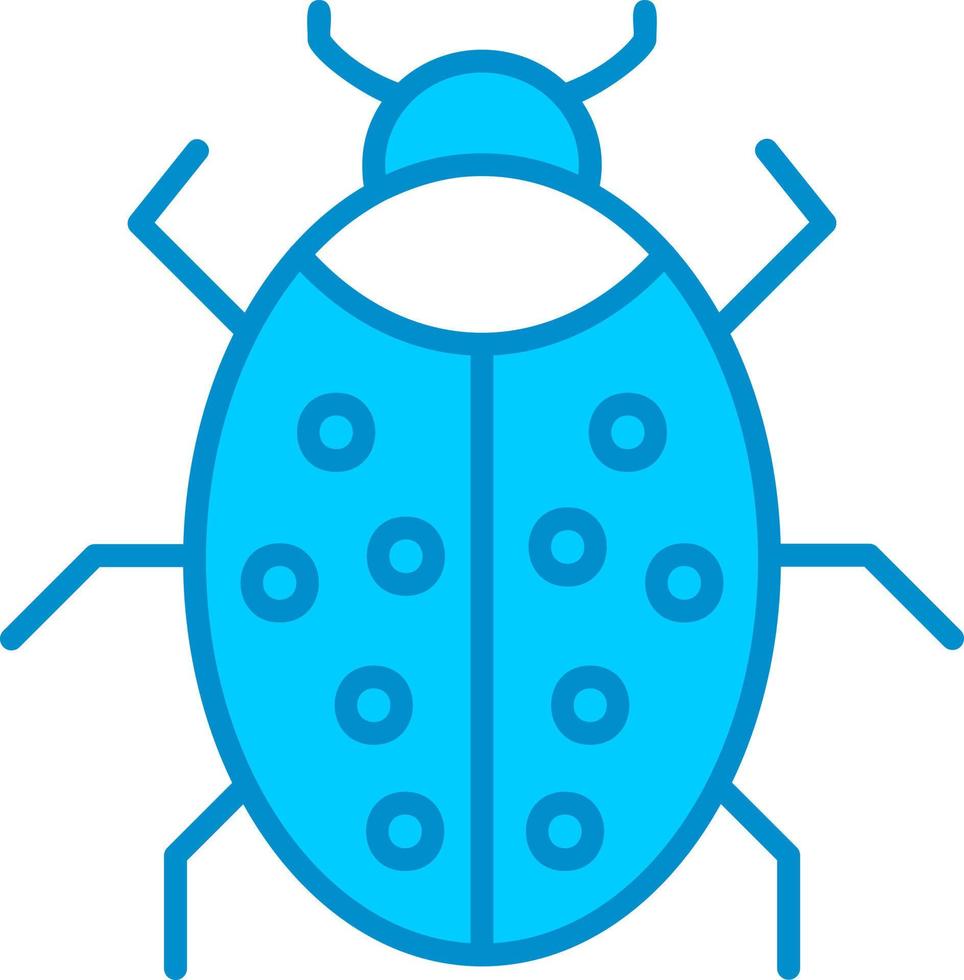 design de ícone criativo de bug vetor