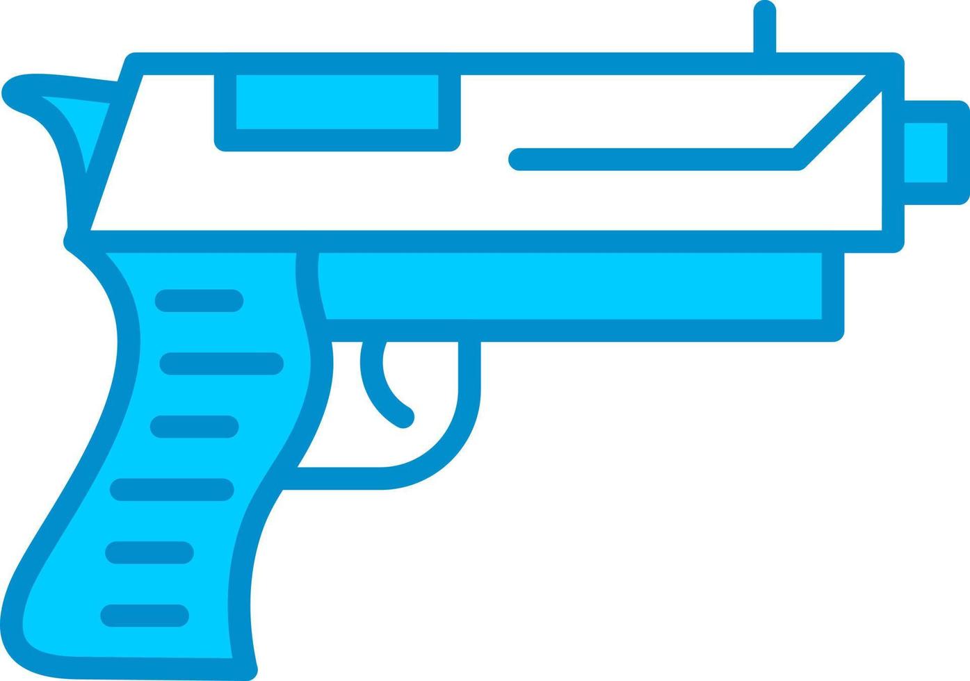 design de ícone criativo de arma vetor