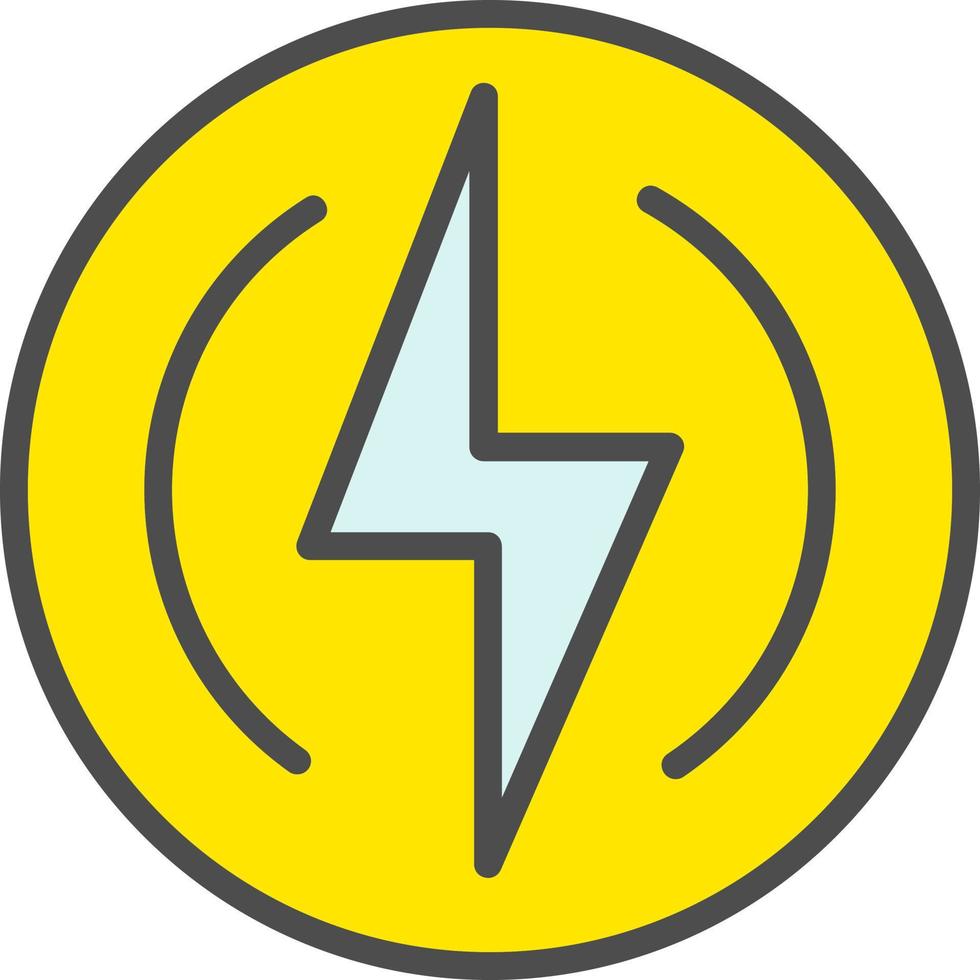 design de ícone de vetor de luz de flash