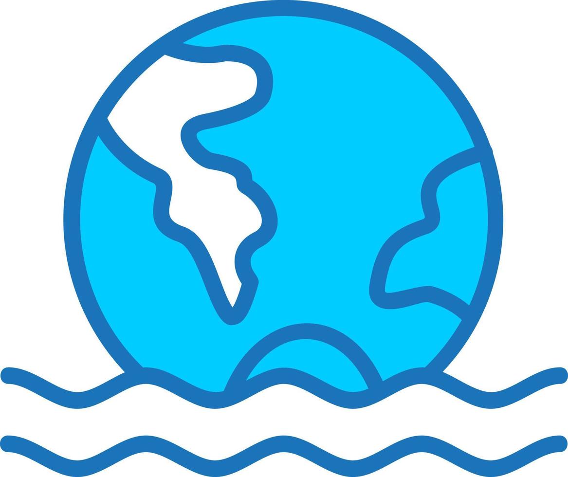 design de ícone de vetor de oceano