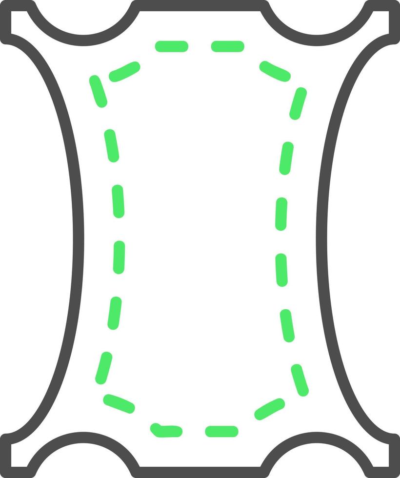 design de ícone criativo de couro vetor