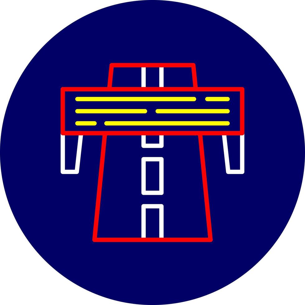 design de ícone criativo de autoestrada vetor