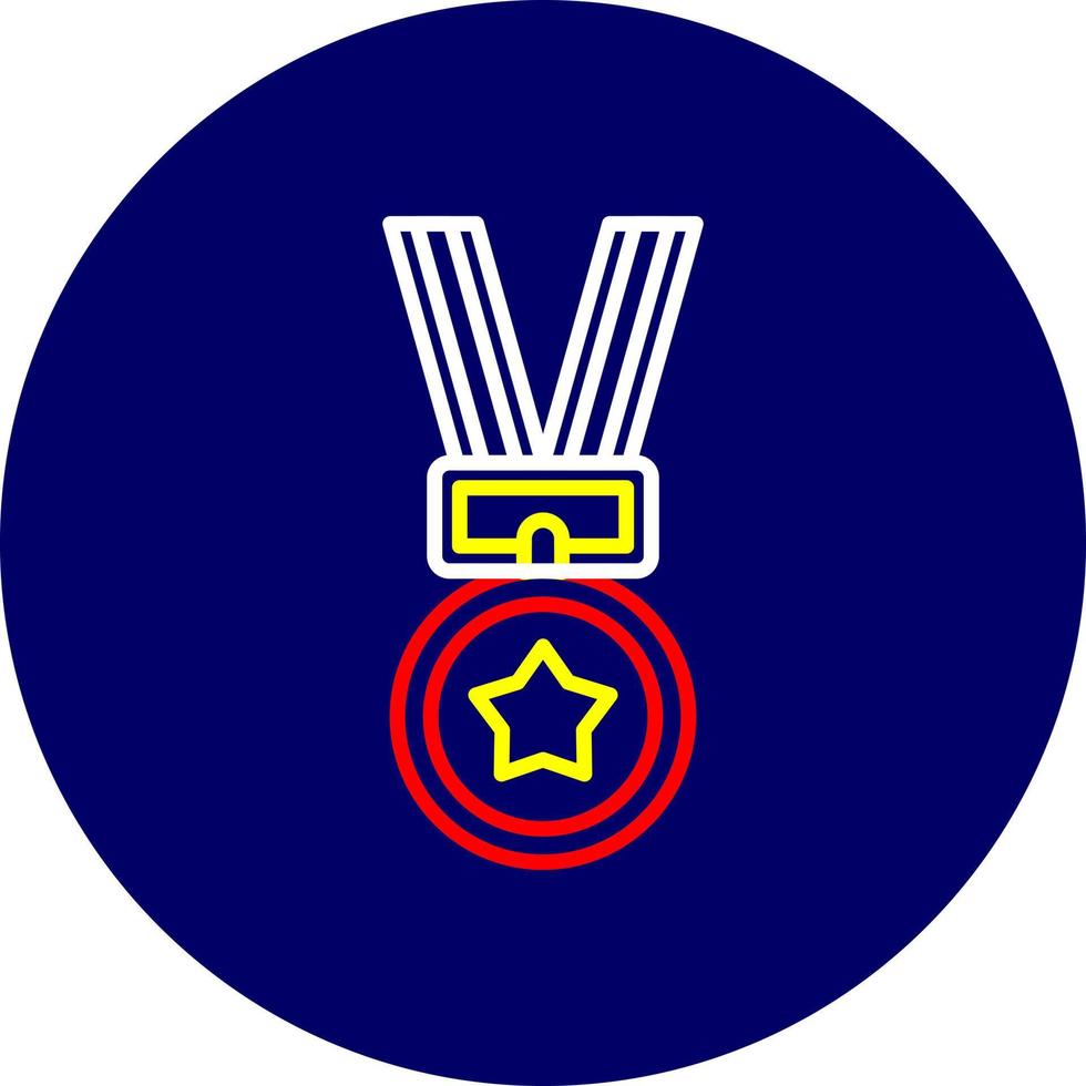 design de ícone criativo de medalha vetor