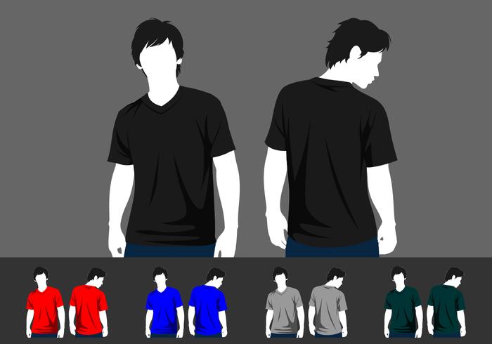 V-Neck Template Template Free Vector