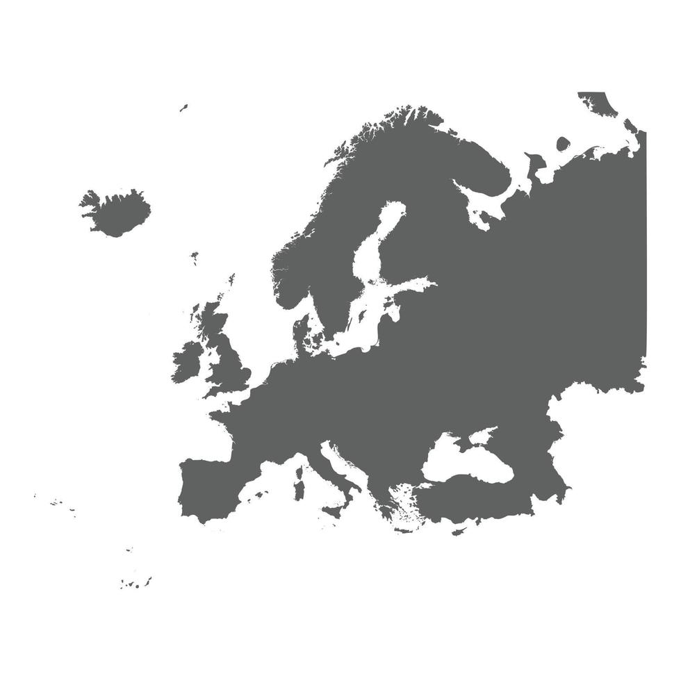 mapa da união europeia vetor