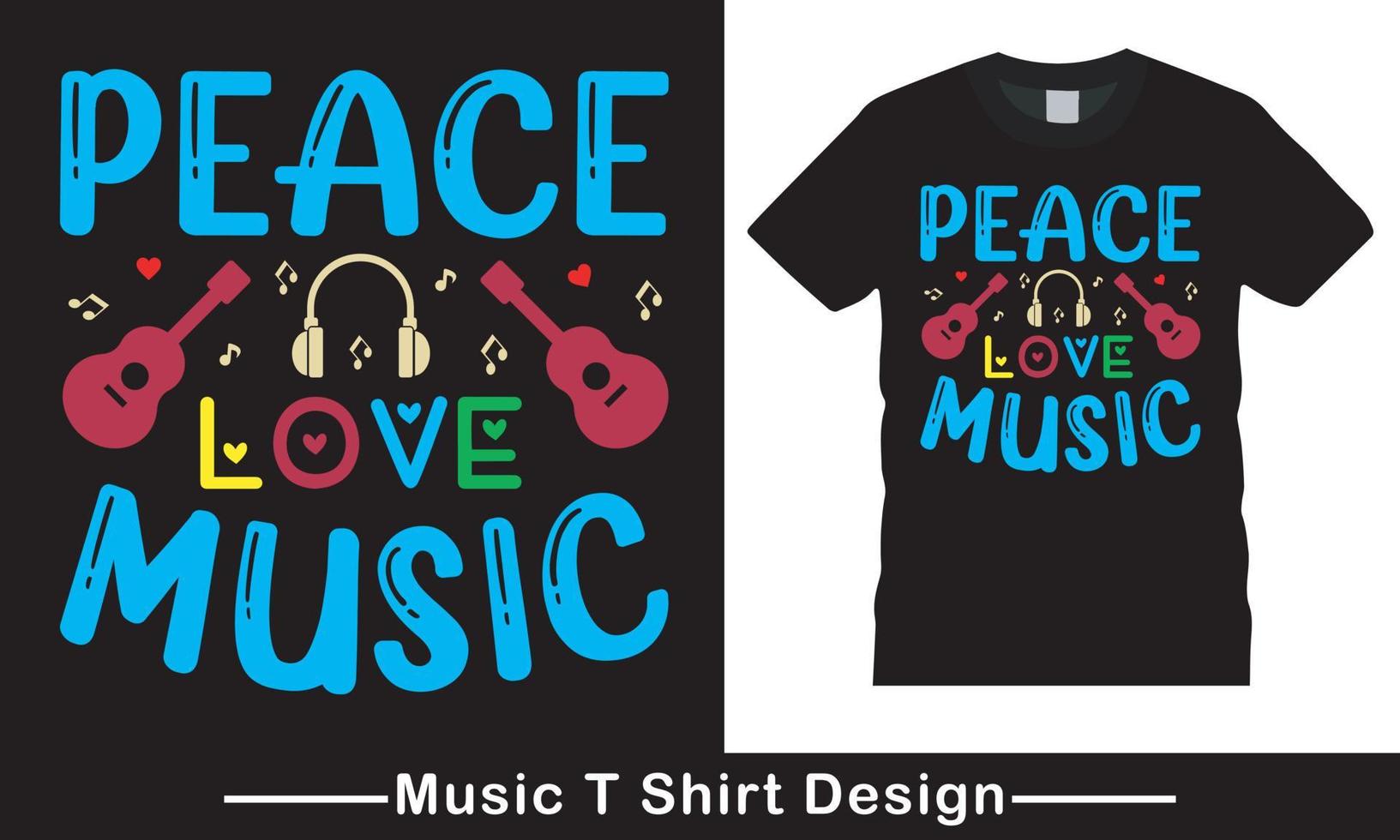 design de camiseta do dia mundial da música. vetor