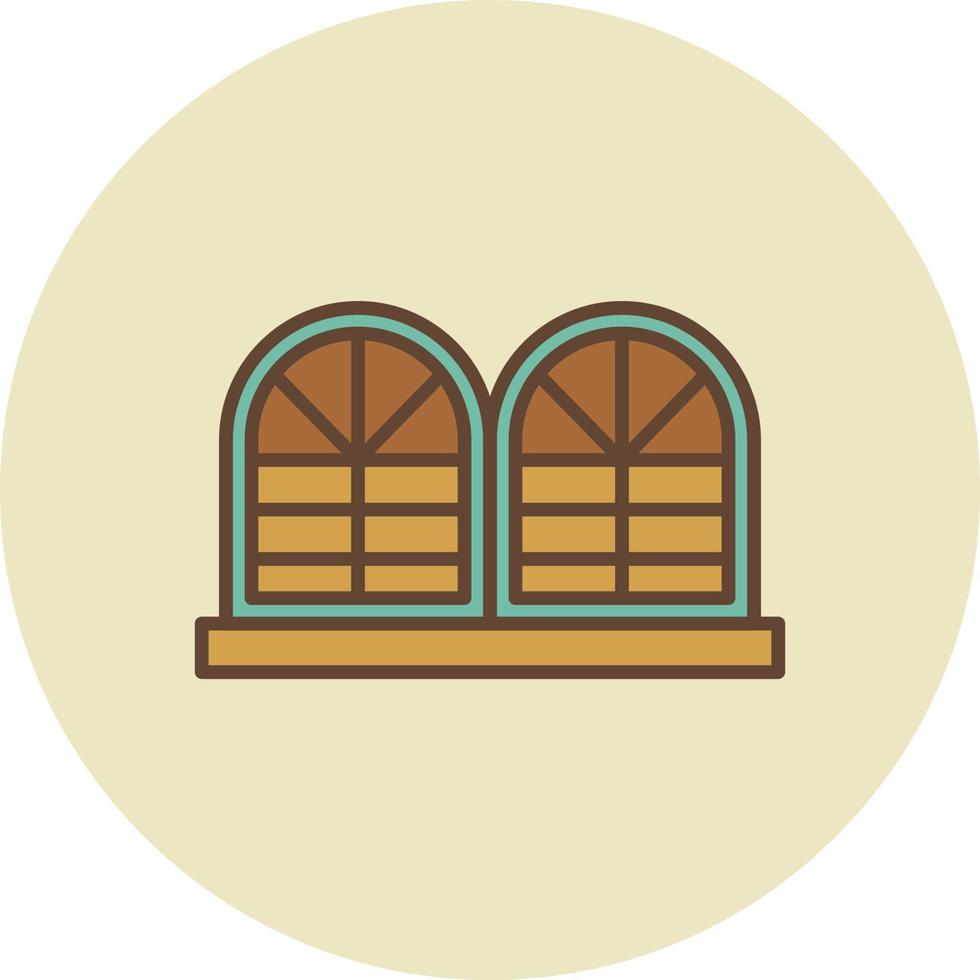 design de ícone criativo de janela vetor