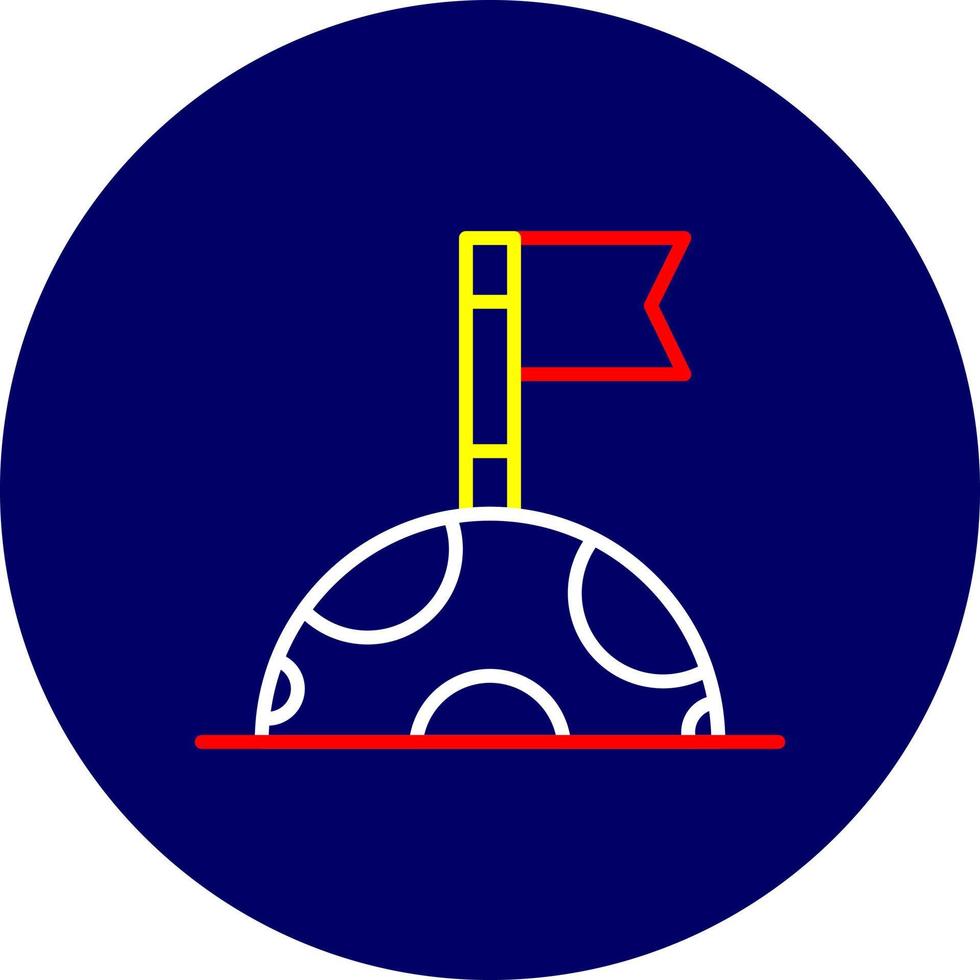 design de ícone criativo lunar vetor