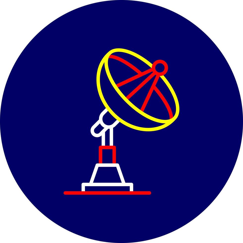 design de ícone criativo de radar vetor