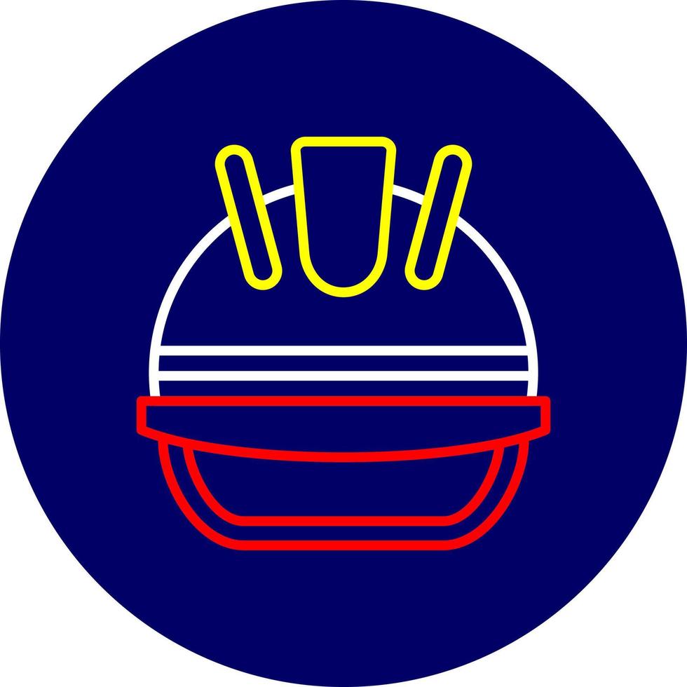 design de ícone criativo de capacete vetor