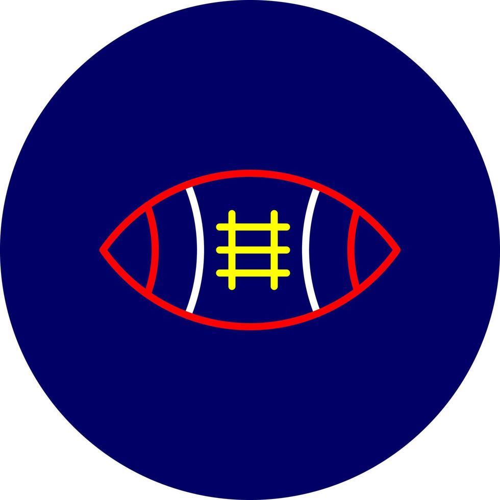 design de ícone criativo de bola vetor