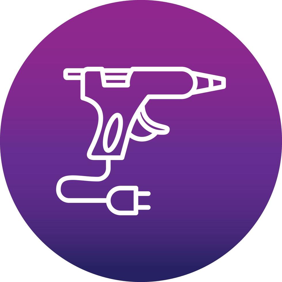 ícone de vetor de pistola de cola