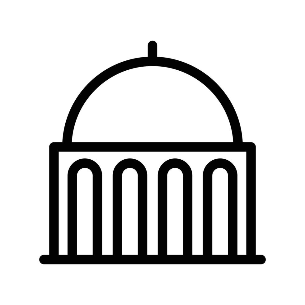 ilustração em vetor mesquita cúpula em um icons.vector de qualidade background.premium para o conceito e design gráfico.