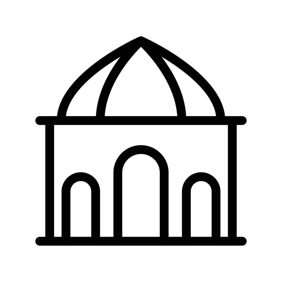 ilustração em vetor mesquita cúpula em um icons.vector de qualidade background.premium para o conceito e design gráfico.