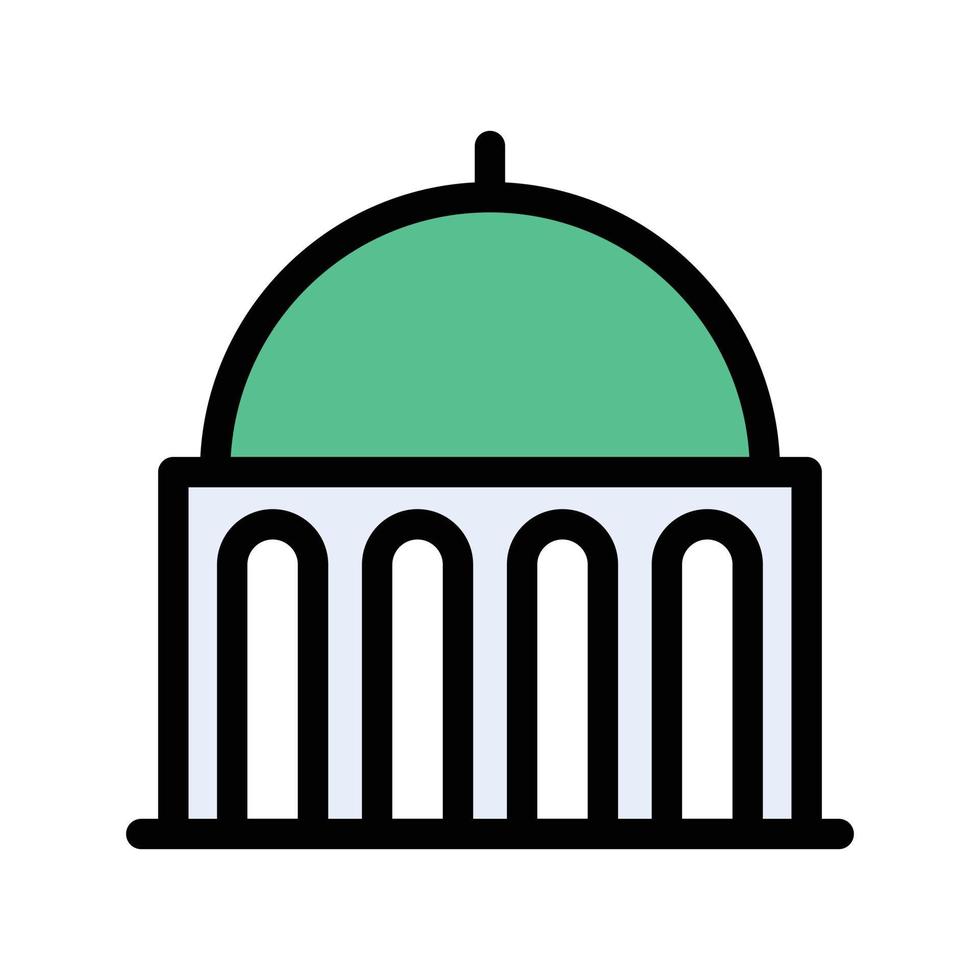 ilustração em vetor mesquita cúpula em um icons.vector de qualidade background.premium para o conceito e design gráfico.