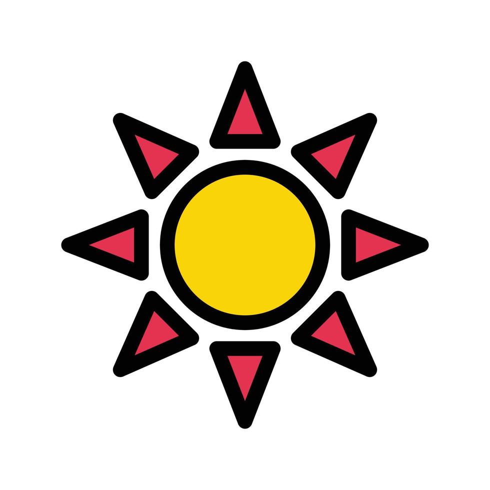 ilustração vetorial de brilho do sol em ícones de símbolos.vector de qualidade background.premium para conceito e design gráfico. vetor