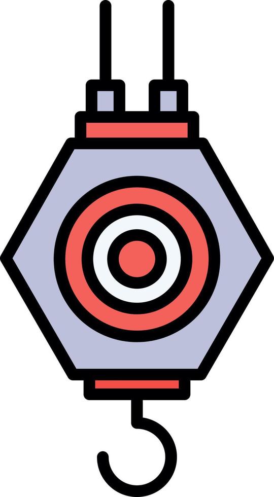 design de ícone criativo de polia vetor