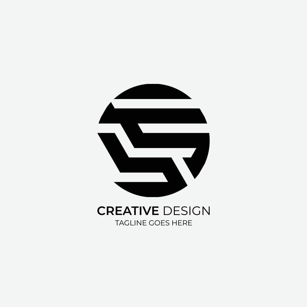 ts design de logotipo vetorial minimalista e moderno adequado para empresas e marcas vetor