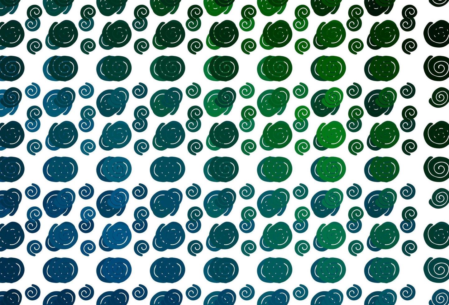 modelo de vetor azul claro e verde com formas líquidas.
