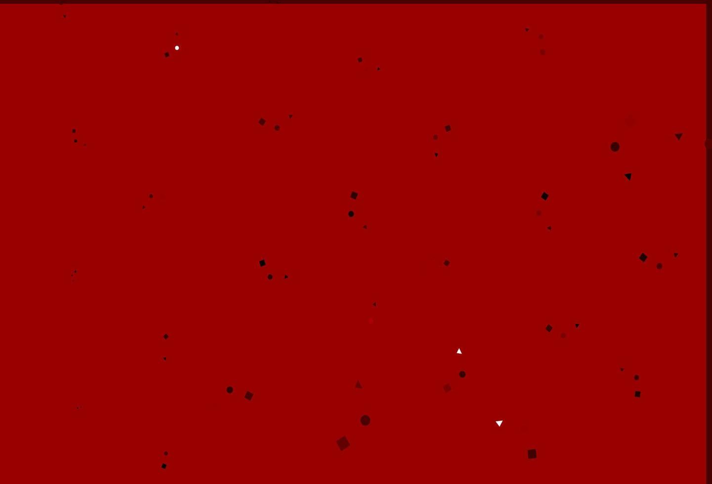 fundo vector vermelho claro com triângulos, círculos, cubos.