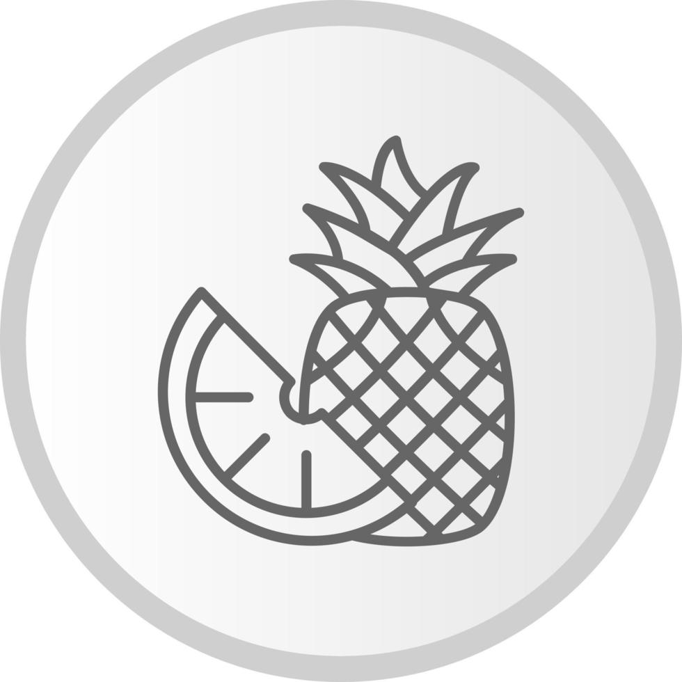 ícone de vetor de maçã de pinho