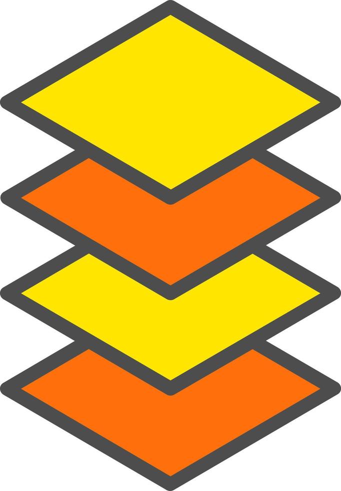 ícone de vetor de camadas