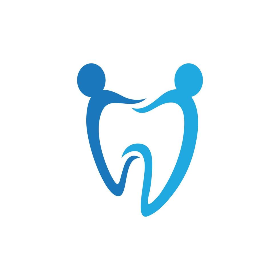 ilustração em vetor modelo logotipo dental