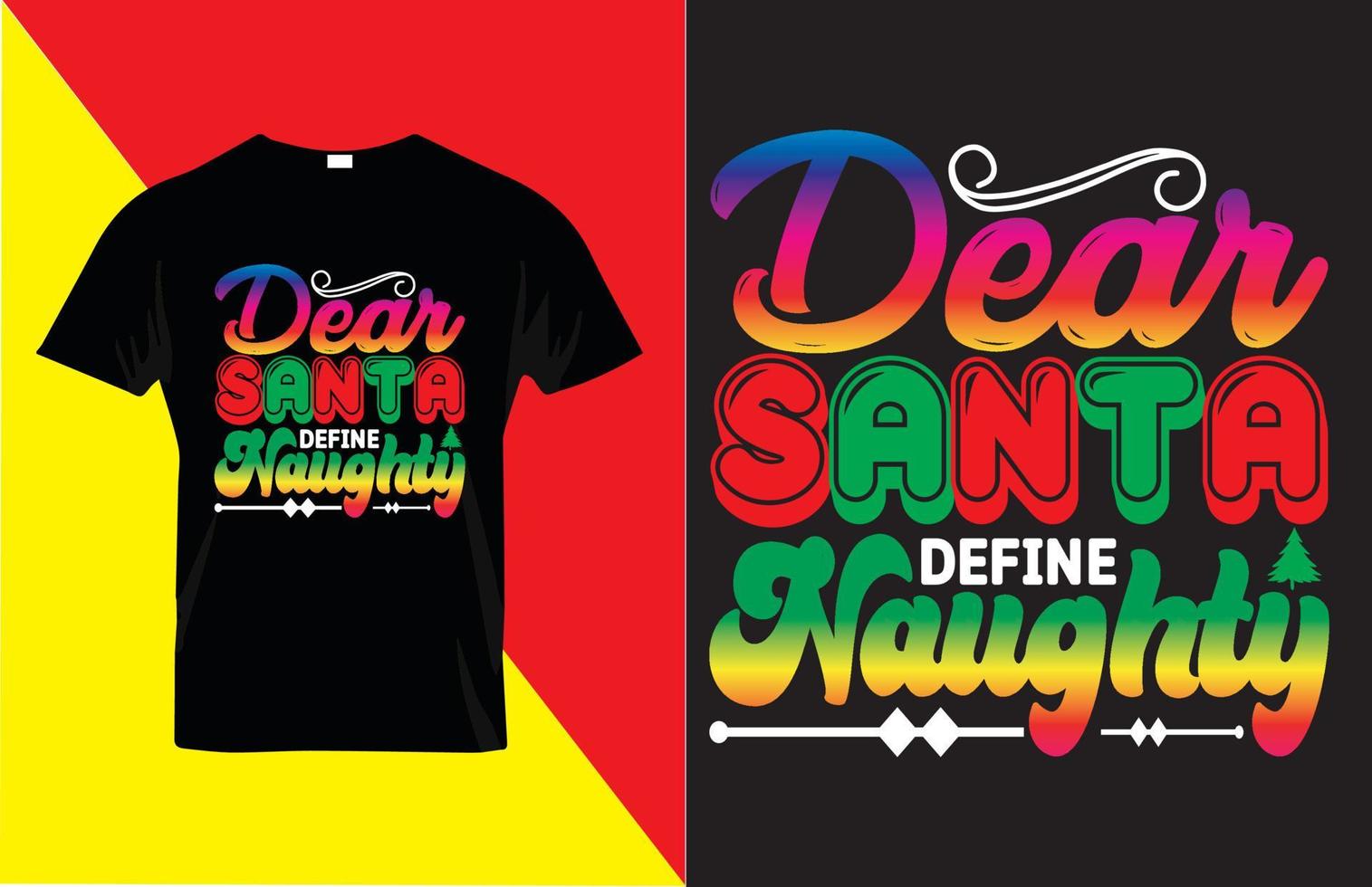 design de camiseta svg de natal vetor