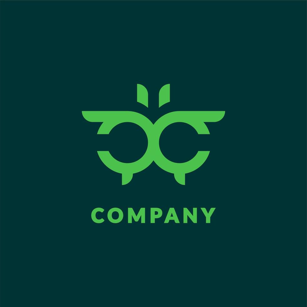 carta de logotipo cc inicial moderna conceito de design simples e criativo vetor