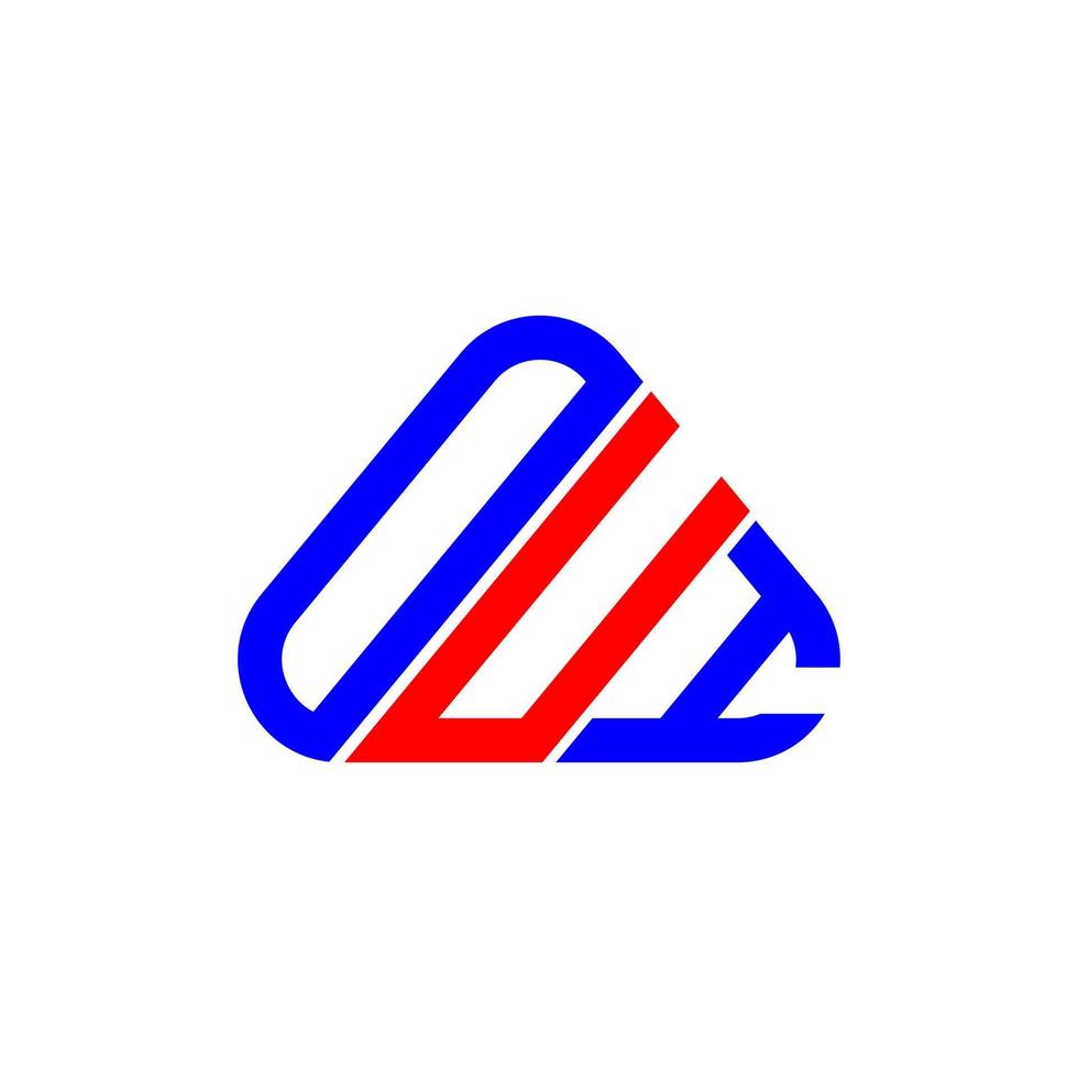 design criativo do logotipo da carta oui com gráfico vetorial, logotipo simples e moderno oui. vetor