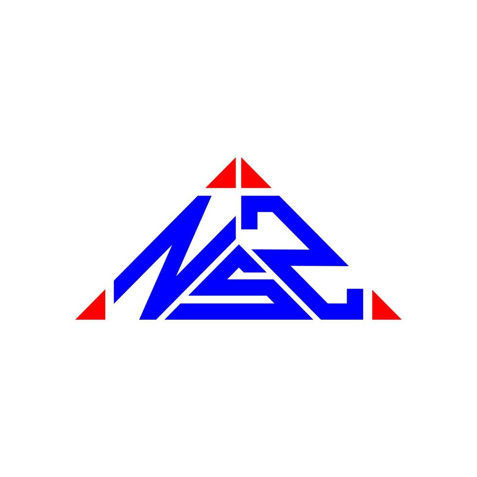design criativo do logotipo da letra nsz com gráfico vetorial, logotipo simples e moderno nsz. vetor