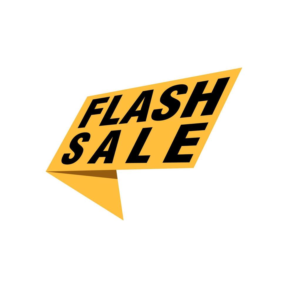 ilustração de design.vector modelo de banner de venda flash. vetor