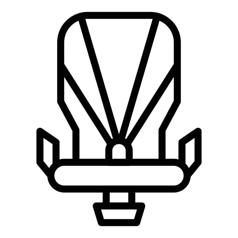 ícone de assento de bicicleta macio para bebê, estilo de estrutura de tópicos vetor