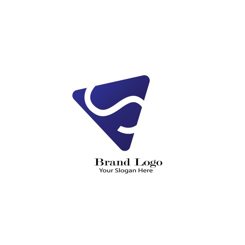 logotipos abstratos lindamente projetados de grandes marcas vetor