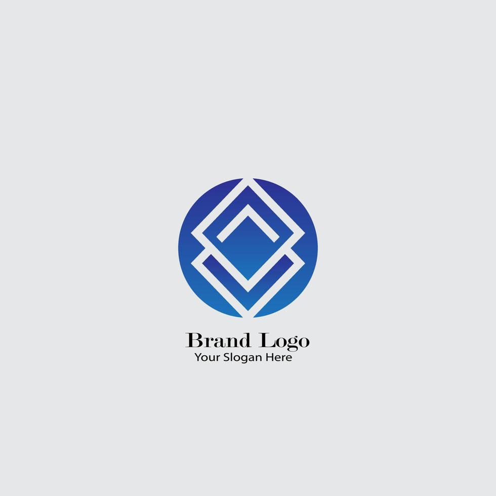 logotipos abstratos lindamente projetados de grandes marcas vetor