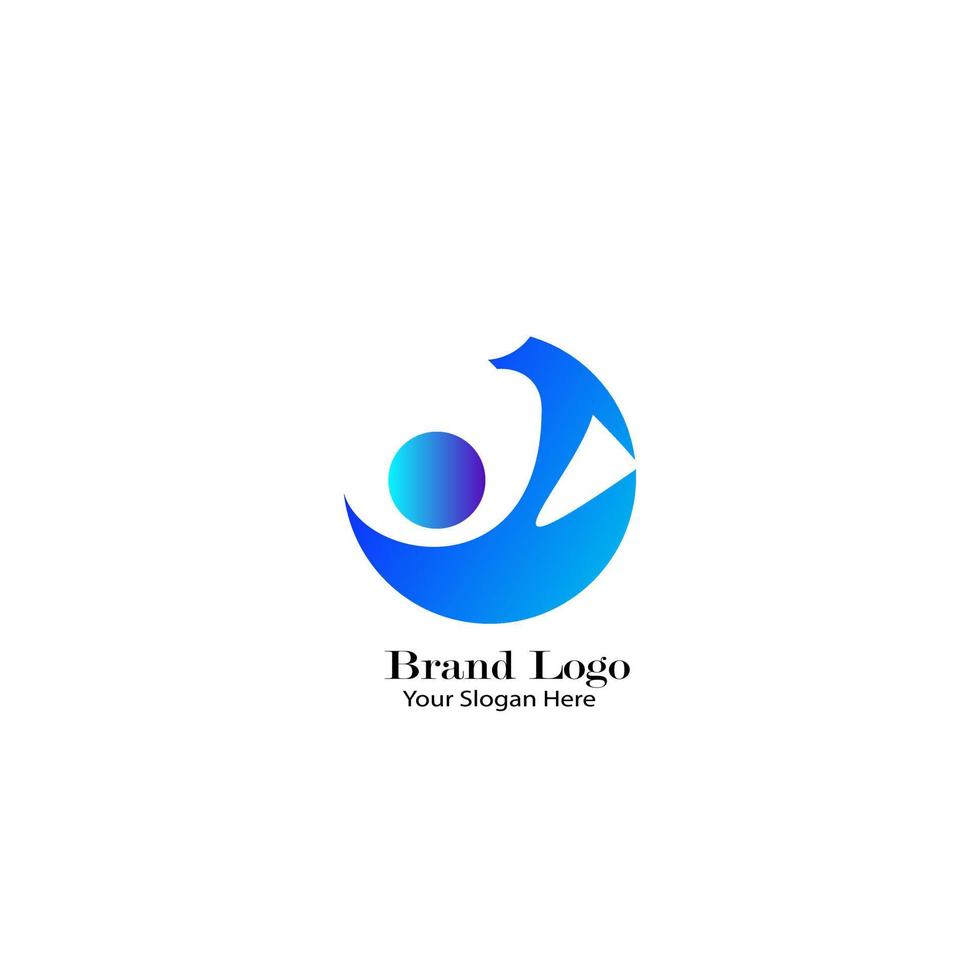 logotipos abstratos lindamente projetados de grandes marcas vetor