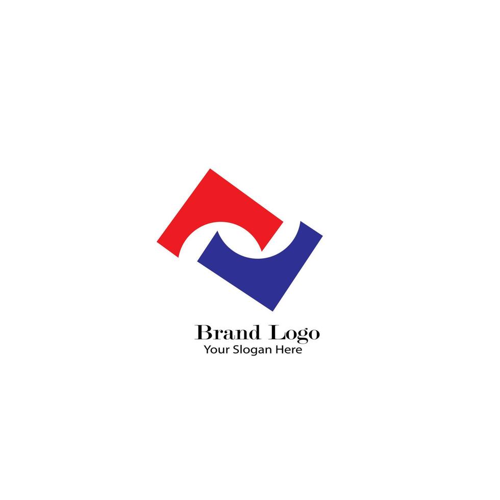 logotipos abstratos lindamente projetados de grandes marcas vetor