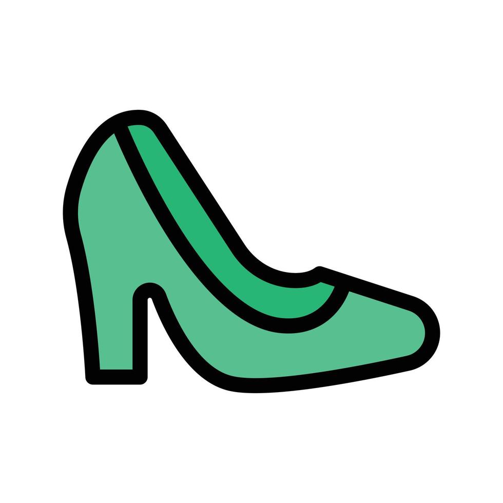 ilustração em vetor sandália de calcanhar em um icons.vector de qualidade background.premium para conceito e design gráfico.