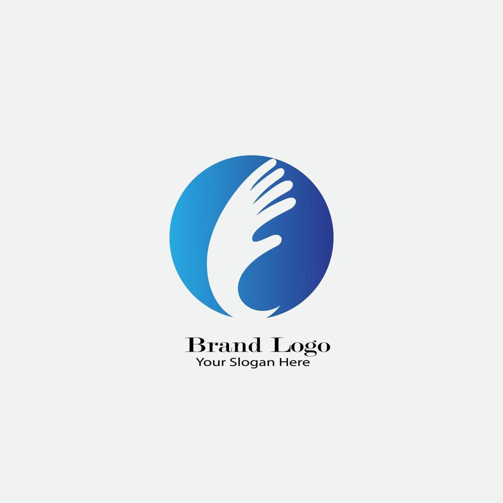 logotipos abstratos lindamente projetados de grandes marcas vetor