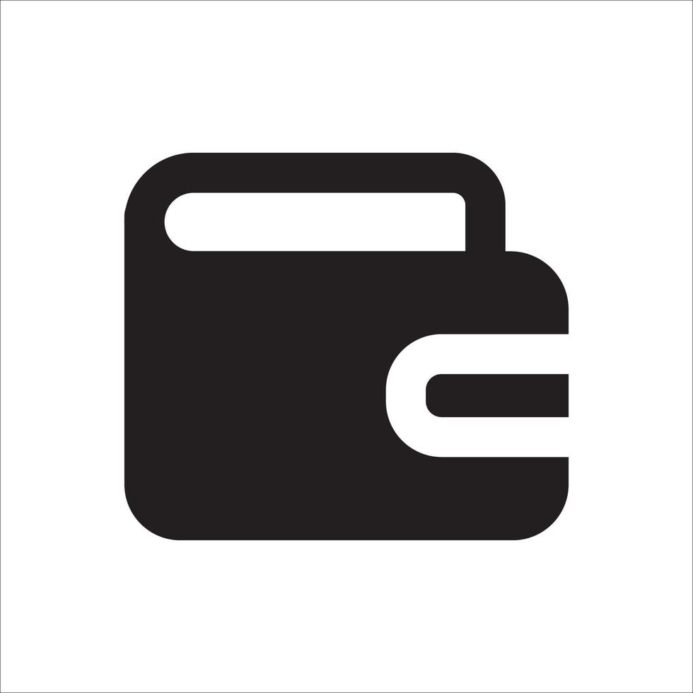 ícone de pagamento de carteira eletrônica vetor