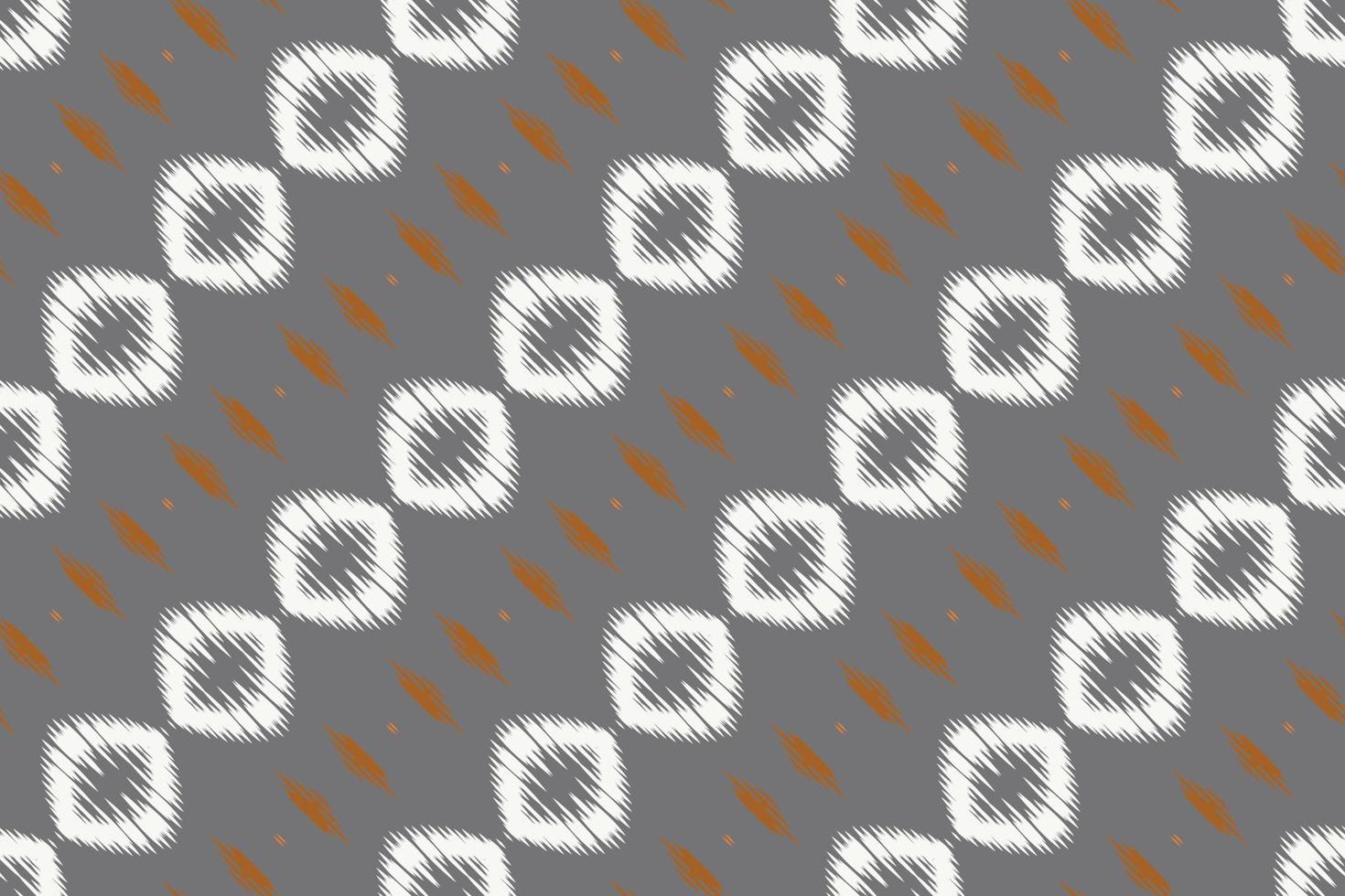 ikkat ou ikat impressão batik têxtil padrão sem costura design de vetor digital para impressão saree kurti borneo tecido borda pincel símbolos amostras elegantes