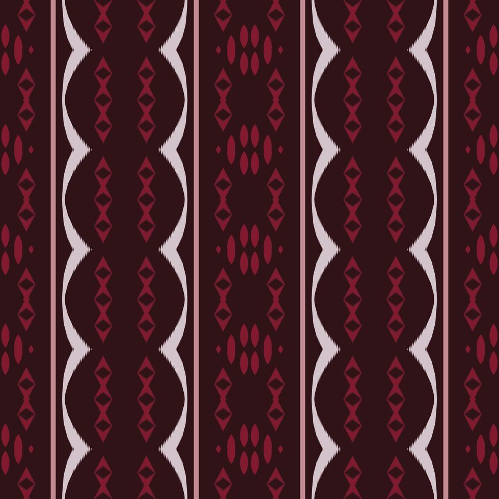 ikat chevron batik padrão têxtil sem costura design de vetor digital para impressão saree kurti borneo tecido borda pincel símbolos amostras algodão