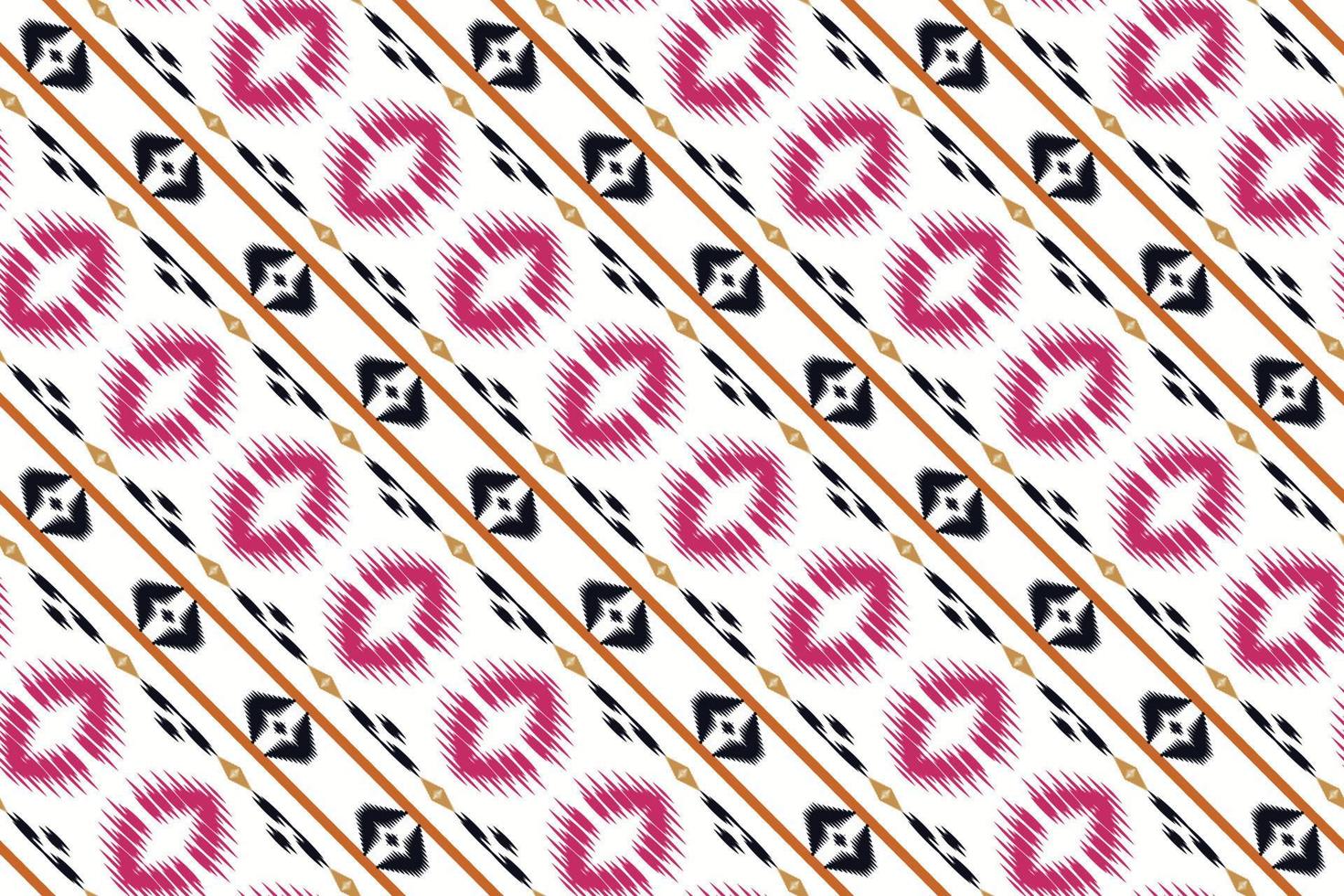 motivo têxtil batik ikat triângulo sem costura padrão design de vetor digital para impressão saree kurti borneo tecido borda escova símbolos amostras roupas de festa