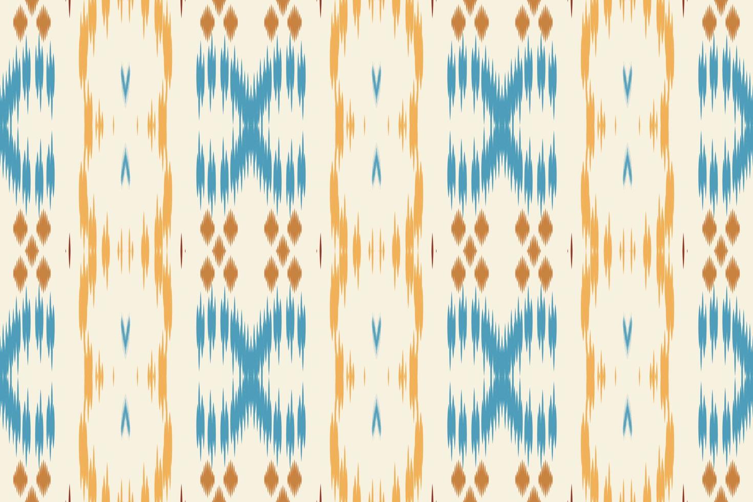 ikat projeta padrão sem emenda de arte tribal. étnico geométrico ikkat batik vetor digital design têxtil para estampas tecido saree mughal pincel símbolo faixas textura kurti kurtis kurtas